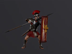 Roman Soldier 3D Model