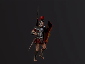 Roman Soldier 3D Model