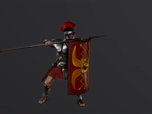 Roman Soldier 3D Model