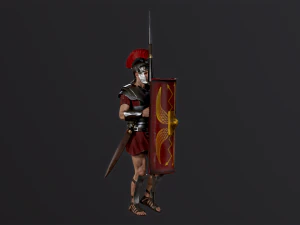 Roman Soldier 3D Model