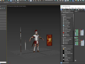 Roman Soldier 3D Model