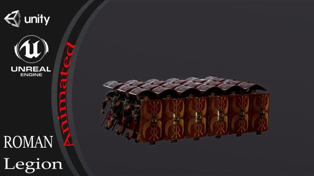 Roman soldier3 3Dモデル .c4d .max .obj .3ds .fbx .stl .blend 