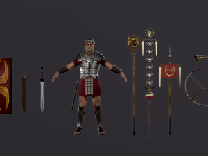 Roman soldier3 3Dモデル