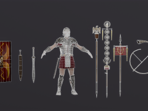 Roman soldier3 3Dモデル