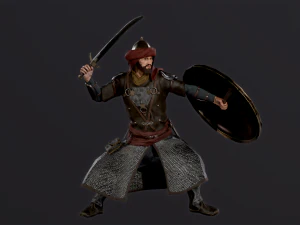 Persian Warrior 3D Model