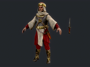 Persian 2 dagger Modelo 3D