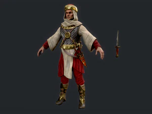 Persian 2 dagger 3D Model