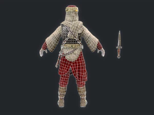 Persian 2 dagger 3D Model