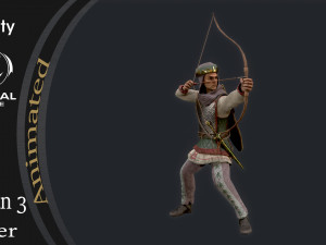 Persian 3 archer 3D मॉडल