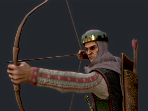 Persian 3 archer 3D Model