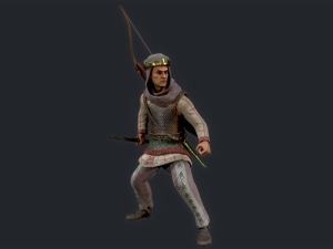 Persian 3 archer 3D Model