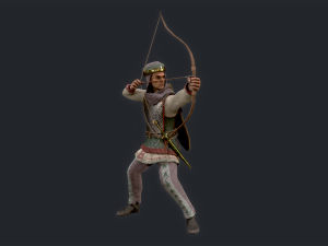 Persian 3 archer 3D Model