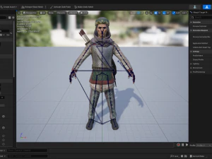 Archer persan &agrave; 3 Modèle 3D