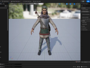 Archer persan &agrave; 3 Modèle 3D