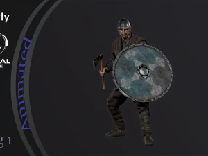 Viking Une pose Modèle 3D