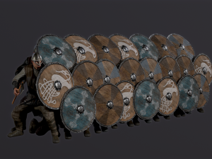 Viking A pose Model 3D
