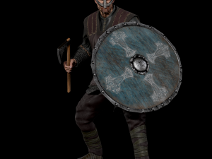Viking A pose Model 3D