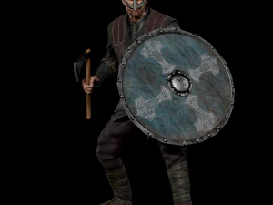 Viking A pose 3D Model