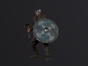 Viking A pose Model 3D