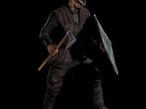 Viking A pose Model 3D