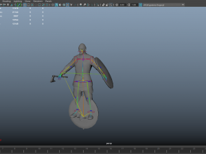 Viking A pose Model 3D