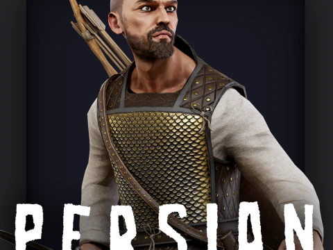 PERZISCHE 3 BOOGSCHUTTER 3D Model