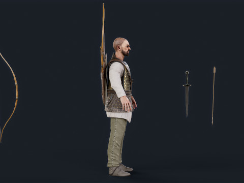 PERSIAN 3 ARCHER 3D मॉडल