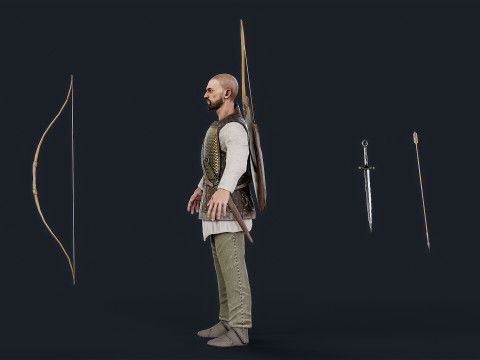 PERSIAN 3 ARCHER 3D मॉडल