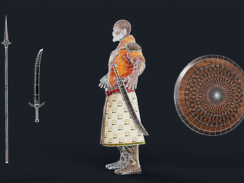 PERSIAN 4 Modèle 3D