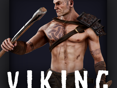 Viking 6 Berserker 3D Model