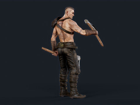 Viking 6 Berserker 3Dモデル