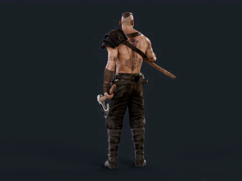 Viking 6 Berserker 3D Model