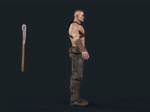 Viking 6 Berserker 3D Model