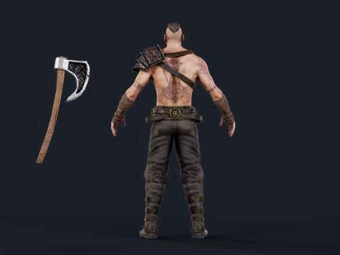 Viking 6 Berserker 3Dモデル