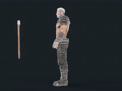 Viking 6 Berserker 3D Model