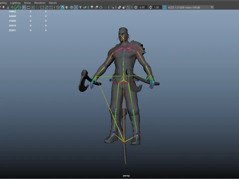 Viking 6 Berserker 3D Model