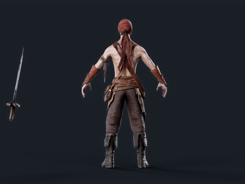 Pirate 1 3D मॉडल