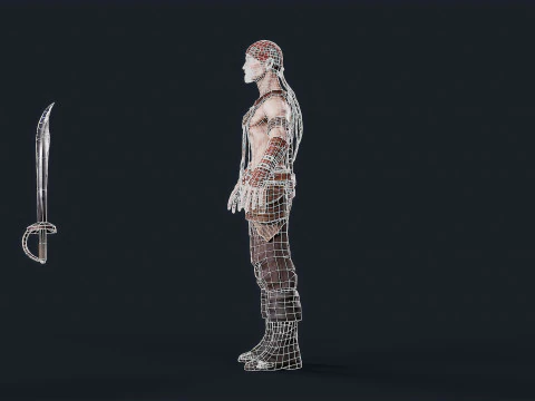 Pirate 1 3D Model