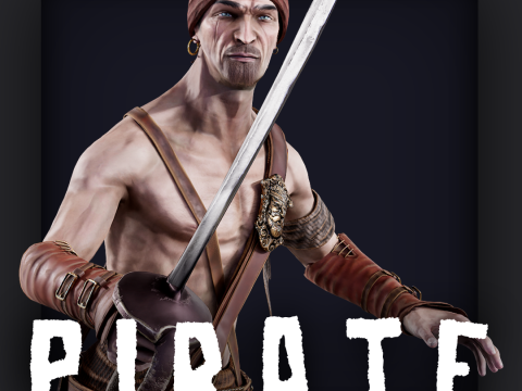 Pirate 1 Modelo 3D