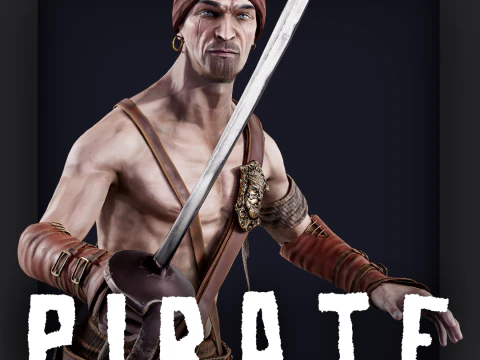 Pirate 1 3D Model