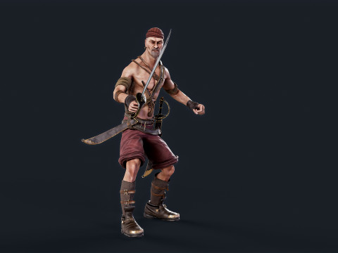 Pirate 2 3D Модель