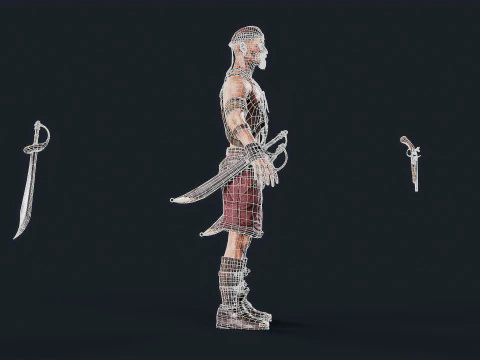 Pirate 2 3D Model