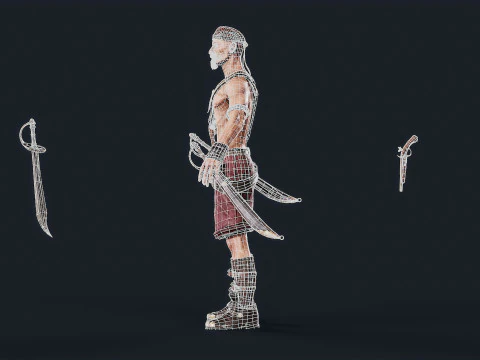 Pirate 2 3D Model
