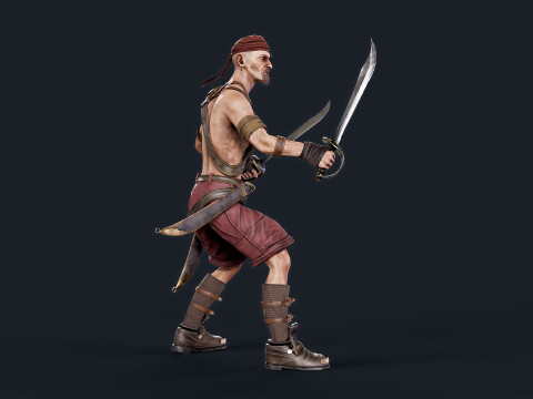 Pirate 2 3D Модель