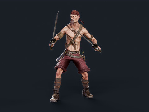 Pirate 2 3D Модель