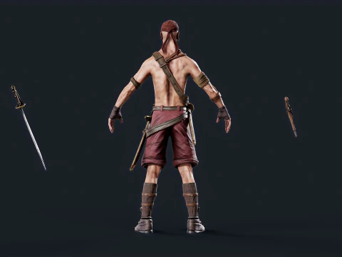 Pirate 2 3D Model