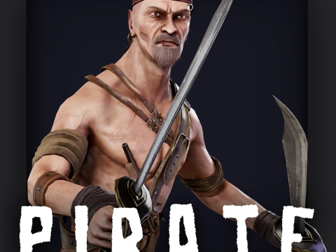 Pirate 2 3D Model