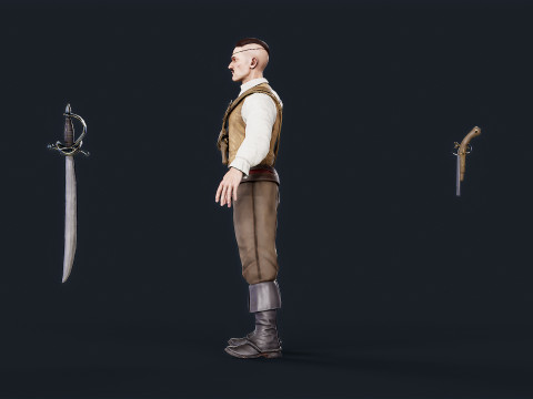 Pirate 3 3D Модель