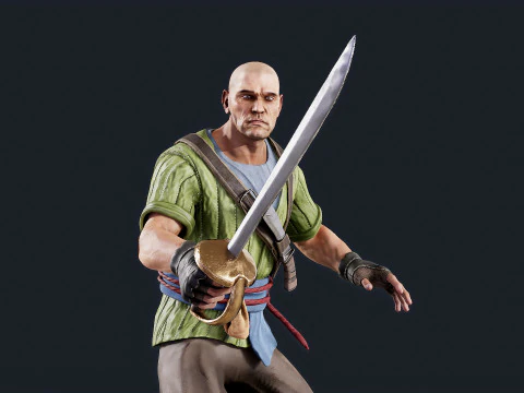 Pirate 4 3D Model