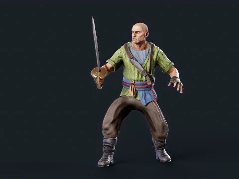 Pirate 4 3D Model